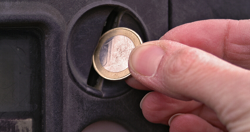 Münzzähler Münzautomat Kontrolle Nebenkosten Ferienwohnung Monteurzimmer